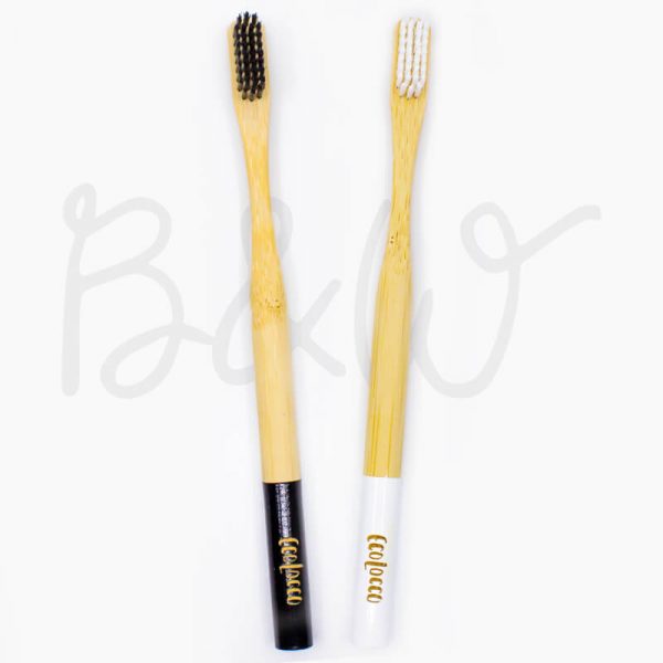 Bambusové zubné kefky – čierne a biele