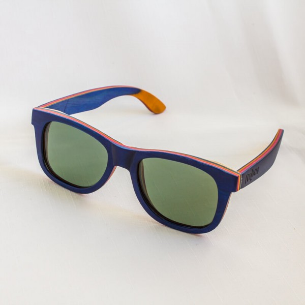 Bambusové slnečné okuliare s polarizačnými sklami "Mixer"