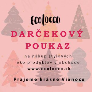 Darčeková poukážka Ecolocco